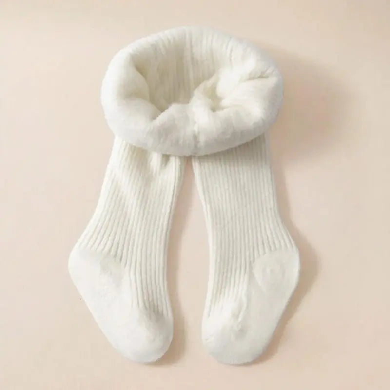 3pcs Girls Soft Tights, Comfortable Thermal Lined , Suitable For Autumn & Winter, Random Colors